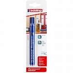 Маркер перманентный edding 2000C, круглый наконечник, 1-5 мм, алюминиевый корпус, блистер