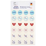 Наклейки Спасибо за заказ круглые Avery Zweckform, d-18 мм, 24 штуки на листе, 4 листа