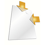 Папка-уголок для документов Durable, 100 мкм, А4, полипропилен, 10 штук