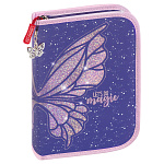 Пенал школьный Brunnen Бабочка, с наполнением, 19.5 х 13.5 х 3.5 см