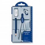Готовальня Staedtler Noris, 5 предметов, циркуль, адаптер, грифели, карандаш, ластик