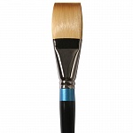 Кисть синтетика удлиненная плоская Daler Rowney Aquafine, короткая ручка