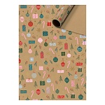 Бумага упаковочная для подарков рулон Stewo Noah, 0.7 x 2 м