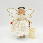 Кукла коллекционная авторская Birgitte Frigast Ангел, c омелой