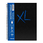 Скетчбук для смешанных техник Canson XL Book Textured, на пружине, 300  гр/м2, 34 листа