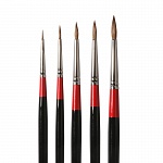 Кисть соболь круглая Daler Rowney Georgian, длинная ручка