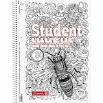 Тетрадь в точку на пружине А4 Brunnen Bee ZENart, микроперфорация, 90 гр/м2, 80 листов