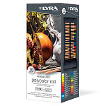 Набор карандашей цветных Lyra Rembrandt Polycolor Roll, 24 цвета