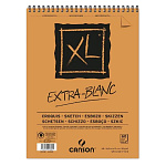 Альбом для пастели и угля Canson XL, на пружине, 90 гр/м2, А5, 60 листов, экстра белая