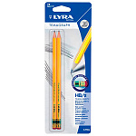 Набор карандашей чернографитовых Lyra Temagraph, HB, заточенные, 2 штуки