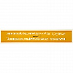 Трафарет буквенный Rotring, Н-профиля, высота надписи 3.0 мм