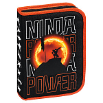 Пенал школьный Brunnen Ниндзя, с наполнением, 19.5 х 13.5 х 3.5 см