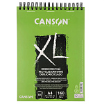 Альбом для графики Canson XL, мелкое зерно, на пружине, 160 гр/м2, 50 листов